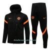 Chaqueta De Entrenamiento Con Capucha Chelsea Black Orange Version 2022-23 - Hombre